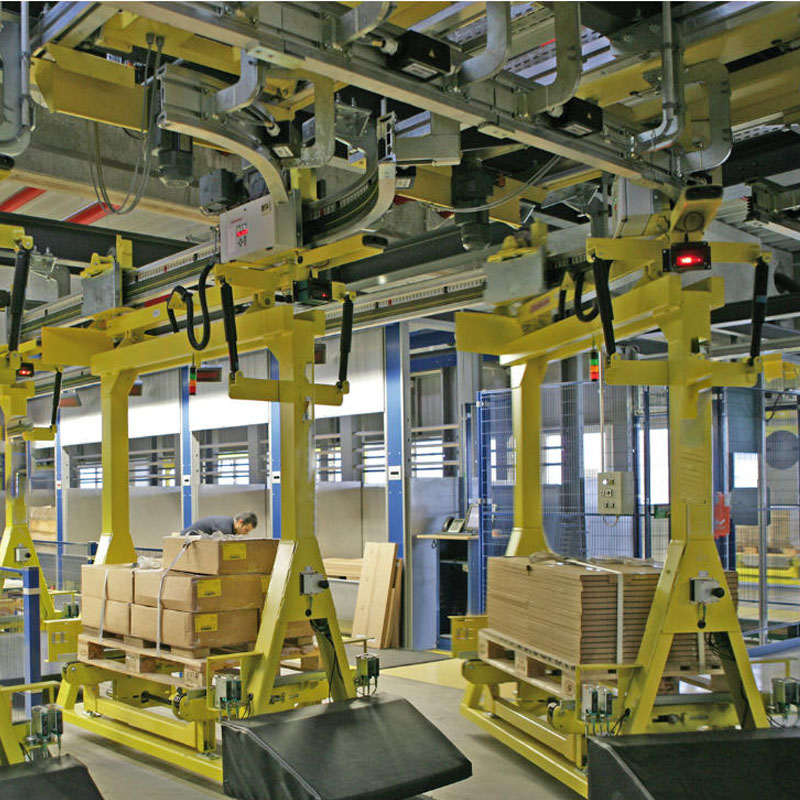 空中穿梭式轨道智行小车驱动轮