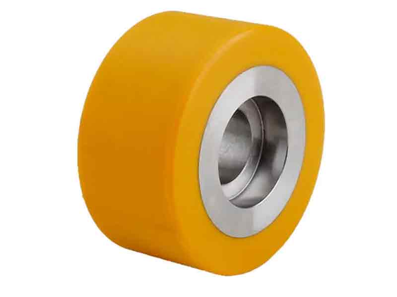 AGV自动化小车行走轮包胶