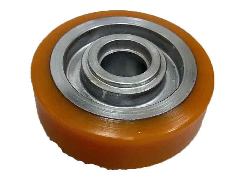 食品冷库堆垛机裹胶轮