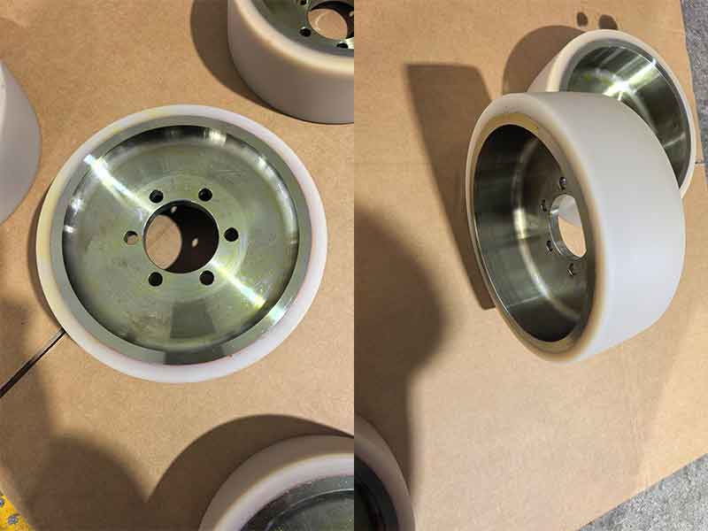 为什么潜伏式机器人优选浇注型聚氨酯轮